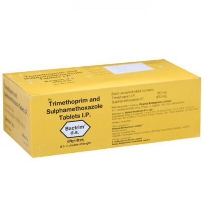 Bactrim DS Trimethoprim and Sulfamethoxazole Tablets Box