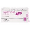 BANDY Plus chewable tablet box for Ivermectin and Albendazole antiparasitic treatment